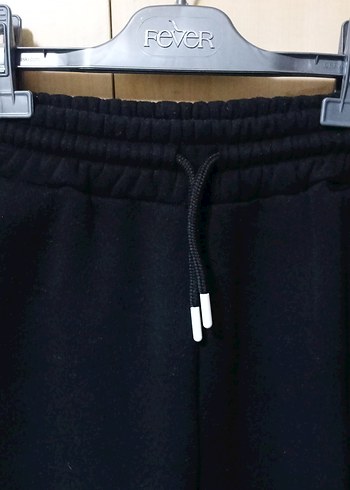 Siyah Rahat Kesim Kadın Eşofman Altı - Görsel 4