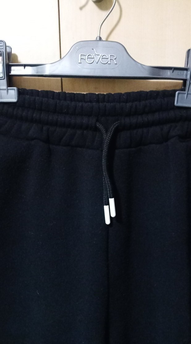 Siyah Rahat Kesim Kadın Eşofman Altı - Görsel 4