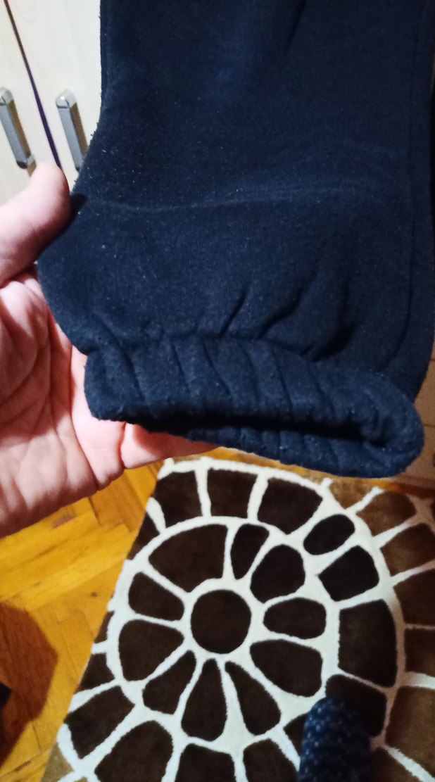 Siyah Rahat Kesim Kadın Eşofman Altı - Görsel 3