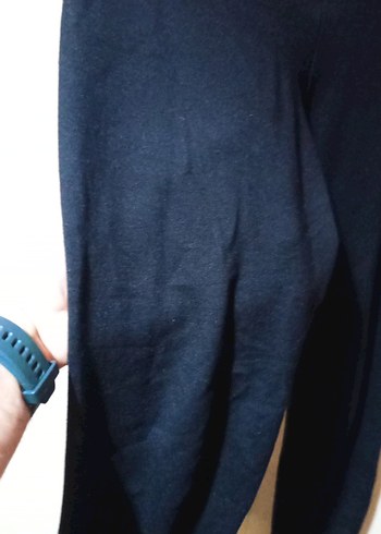 Siyah Kadın Midi Tayt - Görsel 3