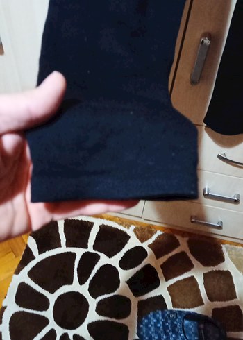 Siyah Kadın Midi Tayt - Görsel 4