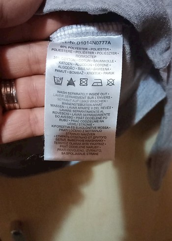 Gri Kapüşonlu Düğmeli swift - Görsel 7