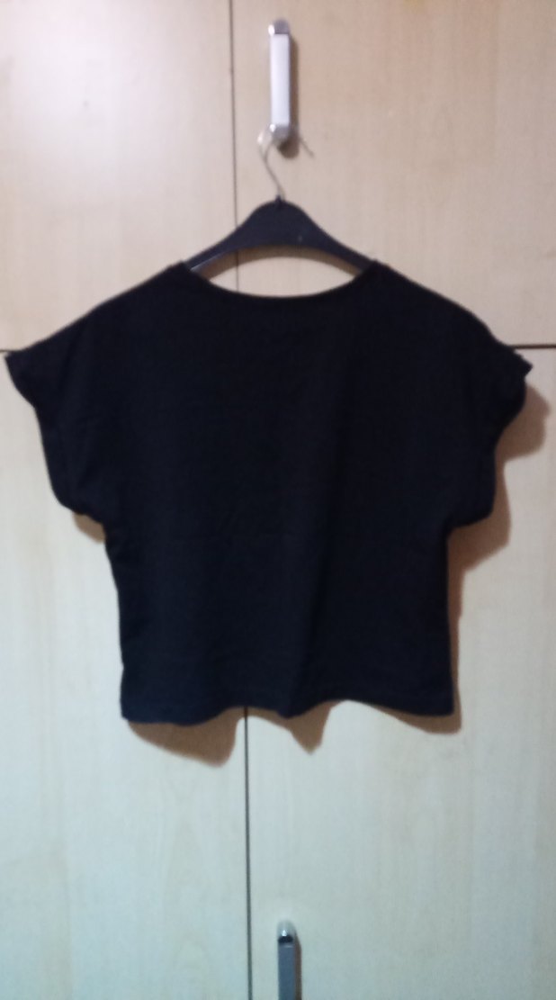 Kız Siyah Basic Tişört - Görsel 3