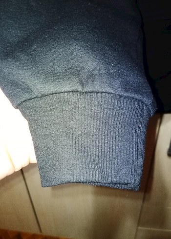 Kapüşonlu Fermuarlı Siyah Kadın Sweatshirt - Görsel 4