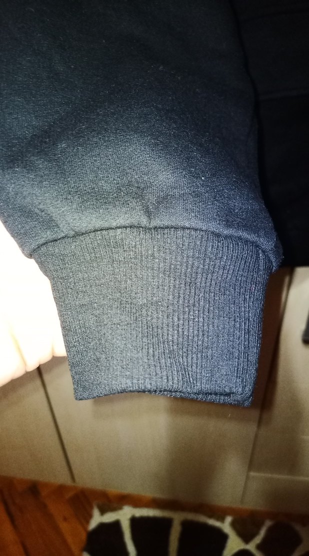 Kapüşonlu Fermuarlı Siyah Kadın Sweatshirt - Görsel 4