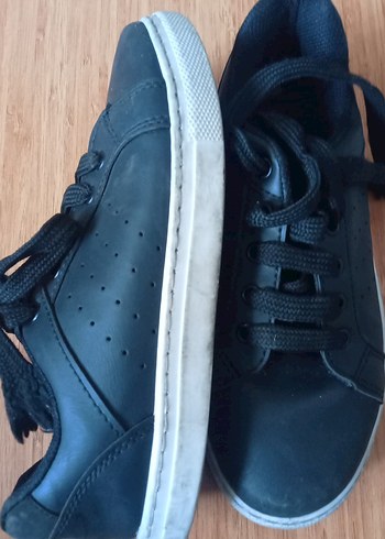 Erkek Çocuk siyah ip Bağcıklı Spor Ayakkabı - Görsel 2