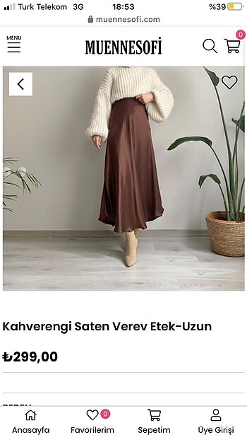 Saten etek