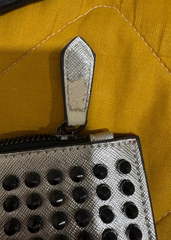 Diğer Kadın Metal Taşlı Rock Punk Clutch Çanta