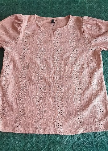 Nakışlı Pembe Kız Eldiveni Velcro'lu - Görsel 2