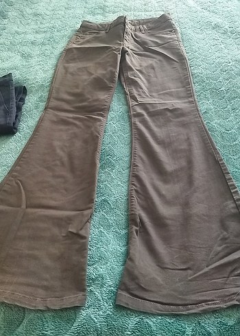 LC Waikiki Kahverengi Bol Kesim Kadın Kot Pantolon
