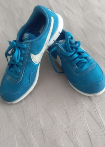 Nike Kadın Mavi Bağcıklı Spor Ayakkabı