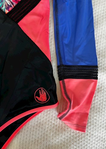 Kadın Uzun Kollu Renkli Mini Mayo - Görsel 6