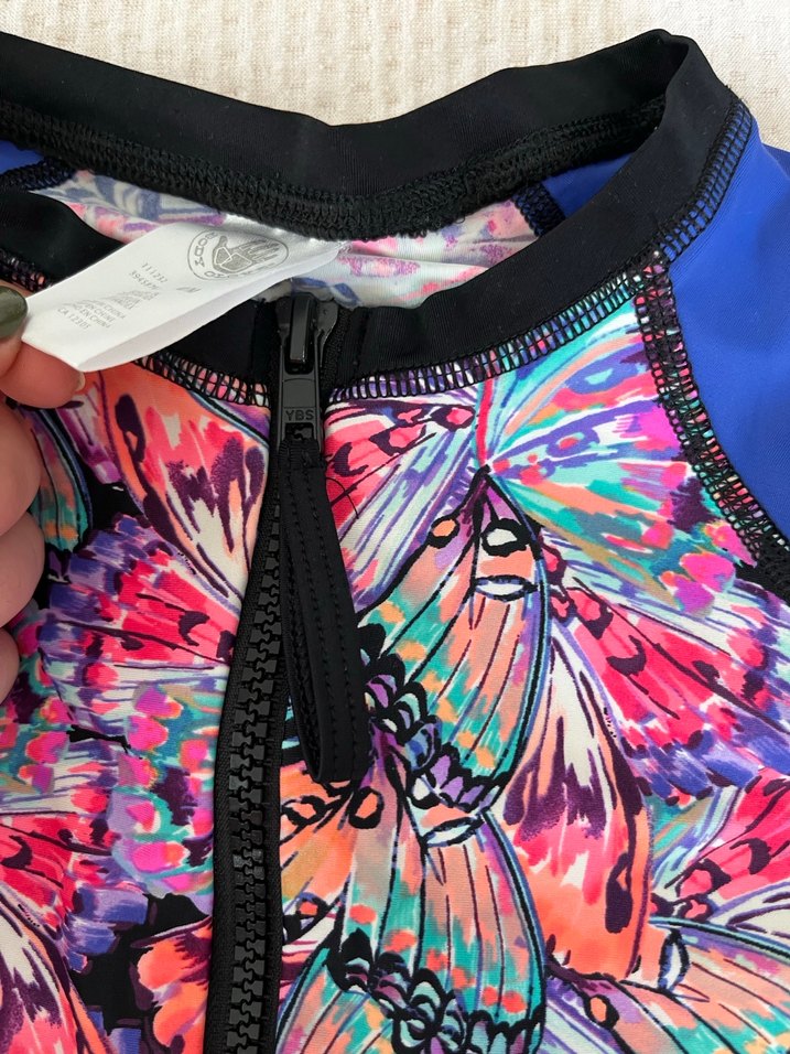 Kadın Uzun Kollu Renkli Mini Mayo - Görsel 4