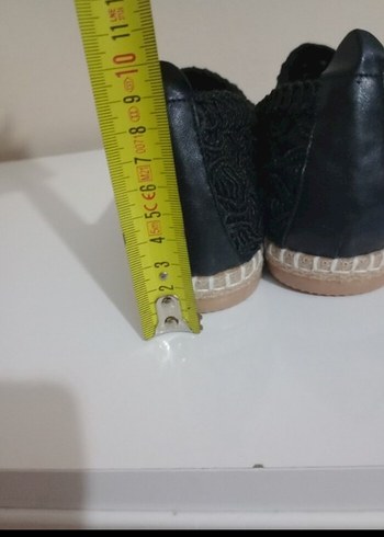 Kadın Siyah Örgü Dolgu Topuk Espadril - Görsel 5