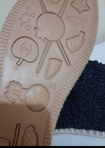 Kadın Siyah Örgü Dolgu Topuk Espadril - Görsel 6