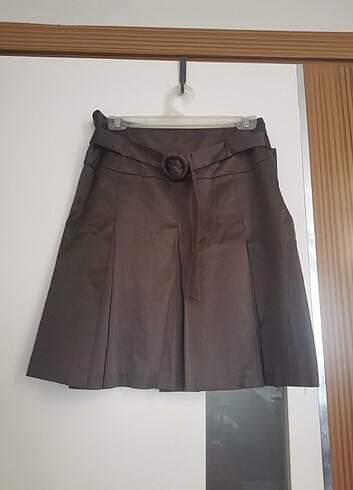 Etek saten pileli