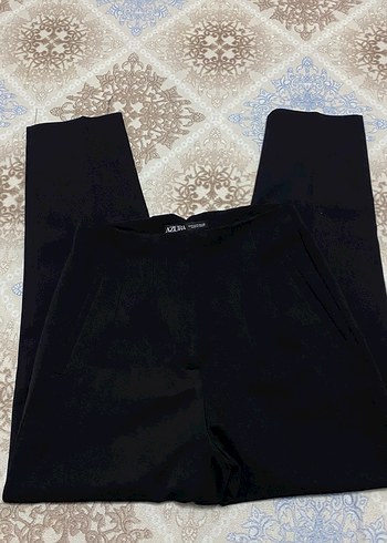 Yuksek bel kumaş ofis pantolonu - Görsel 5