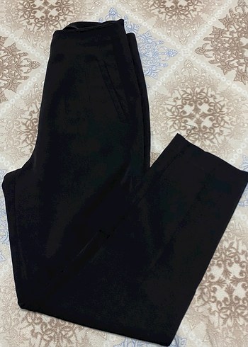 Yuksek bel kumaş ofis pantolonu - Görsel 4