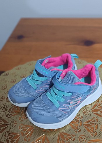 Kız Çocukları İçin Renkli Mavi Spor Ayakkabı - Görsel 5