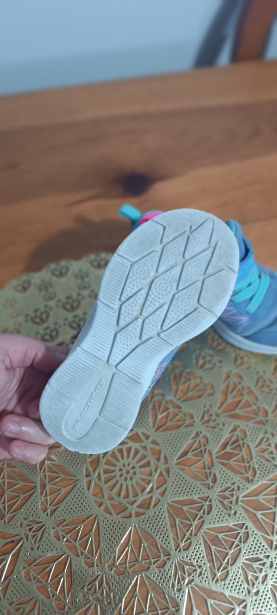 Kız Çocukları İçin Renkli Mavi Spor Ayakkabı - Görsel 3