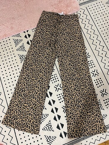 Koton Koton leopar yazlık pantolon