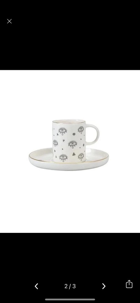 Porland ruby veni vidi kahve fincan takımı - Görsel 2