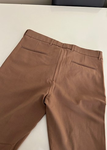 32 Beden camel Renk Erkek Bej Regular Fit Kumaş Pantolon