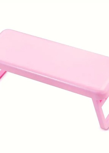 Pastel Pembe Katlanabilir Manikür Sehpası - Görsel 2