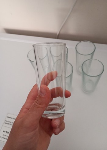 Bej Renkli Uzun İnce Bardak rakı bardağı - Görsel 3