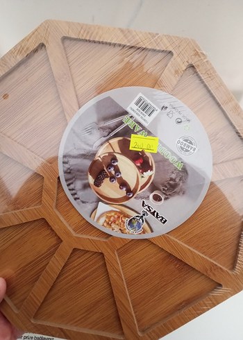 Bölmeli Ahşap Servis Tabağı - Görsel 2