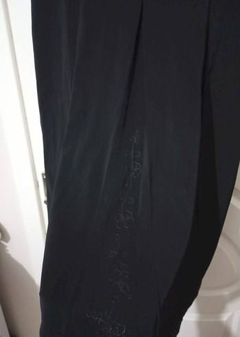 Kadın Siyah Piliseli Midi Etek - Görsel 4