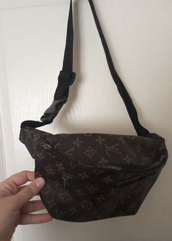 Kahverengi Deri Kadın Bel Çantası - Görsel 2