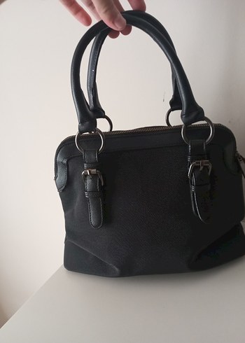 Tokalı Siyah Deri Gotik Kadın Çanta - Görsel 3