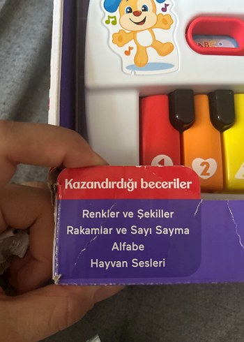 Beden Renk Fisher-Price Eğlenceli ve Öğrenme Piyanosu