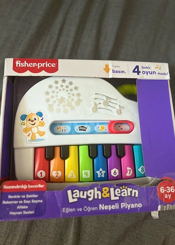 Beden Fisher-Price Eğlenceli ve Öğrenme Piyanosu