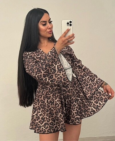 Zara leopar alt üst takım