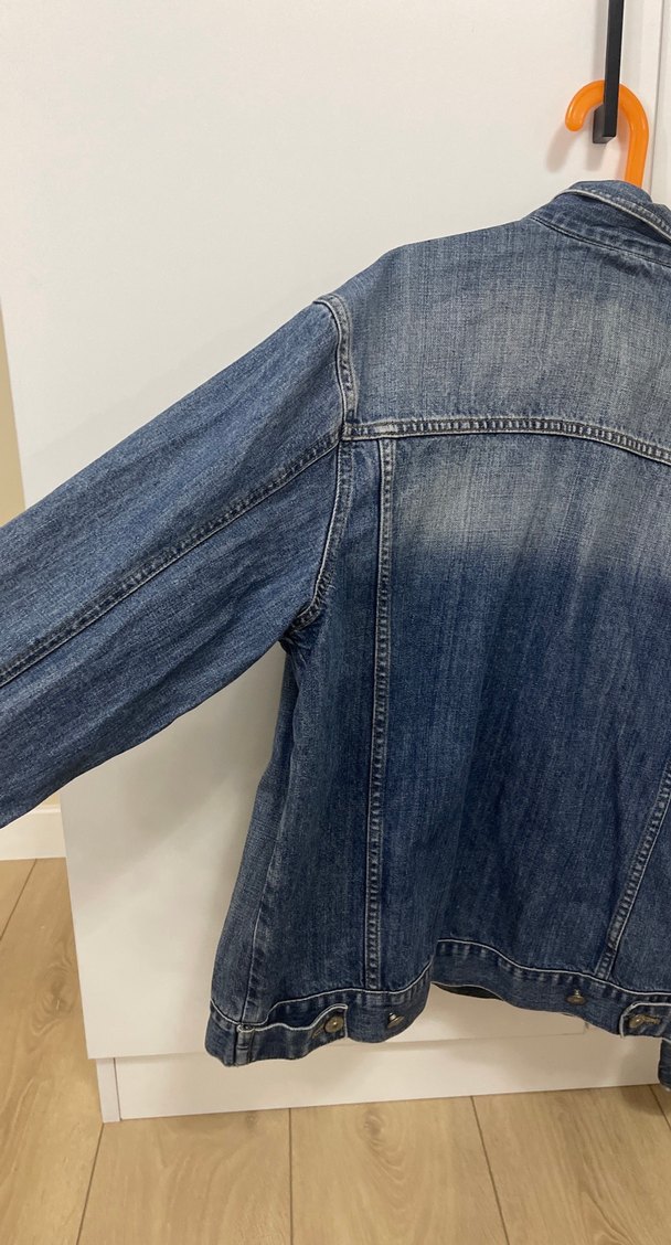 Düğmeli Denim Ceket - Görsel 4