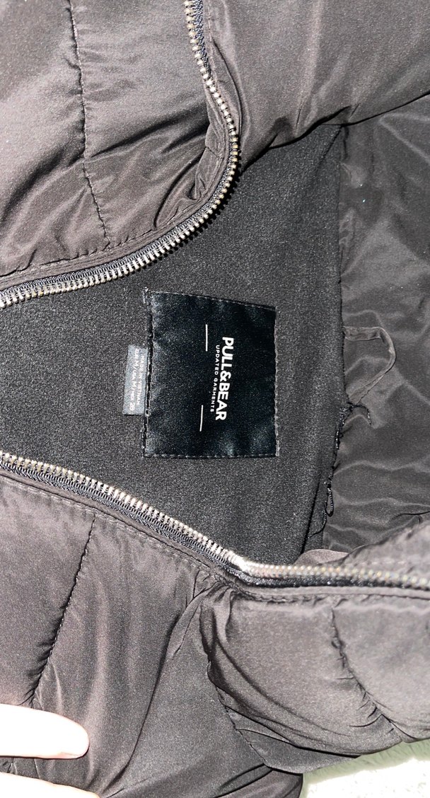 Siyah Fermuarlı Kadın Kışlık Mont - Görsel 4