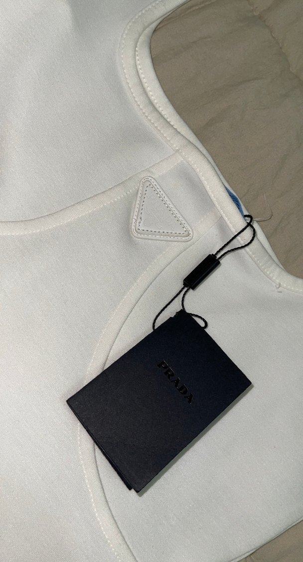 Beyaz kareYaka Kadın Elbise - Görsel 2