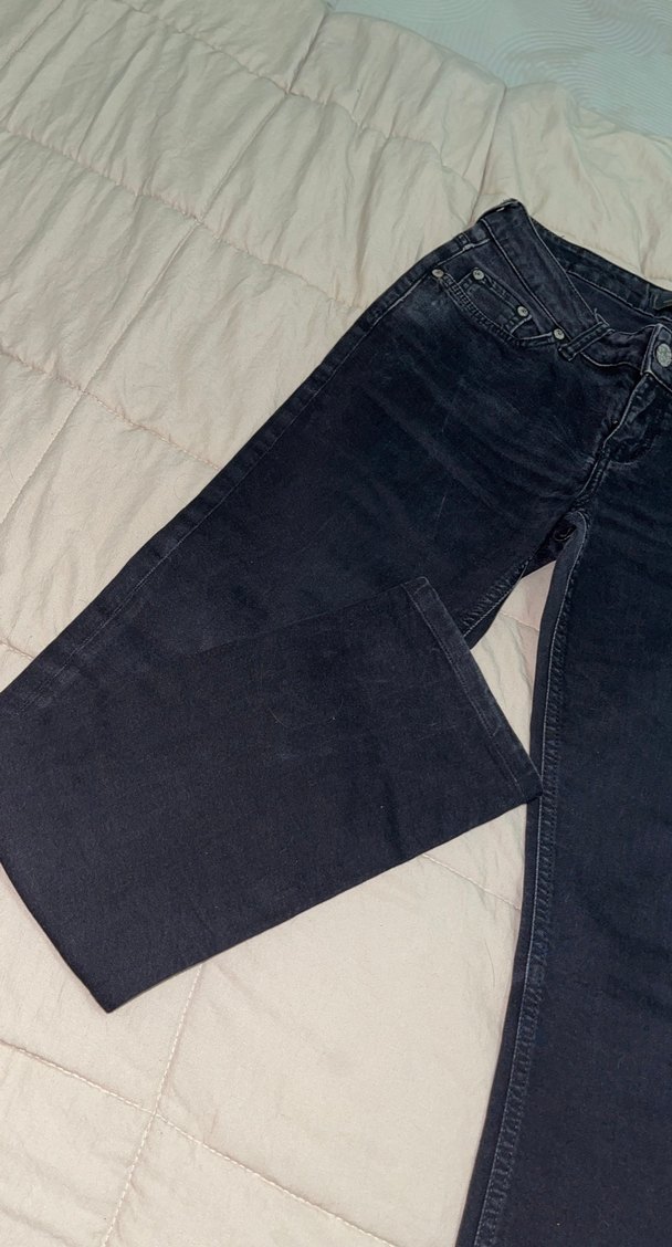 Siyah Kadın Regular Fit Kot Pantolon - Görsel 2