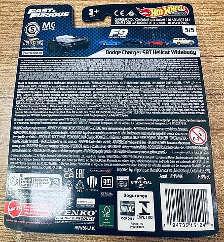 Hotwheels fast & furious premium