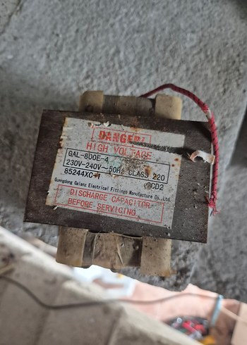 mikro dalga trafosu calışır durumda adetfiyatıdır  .5.6 adet var - Görsel 2