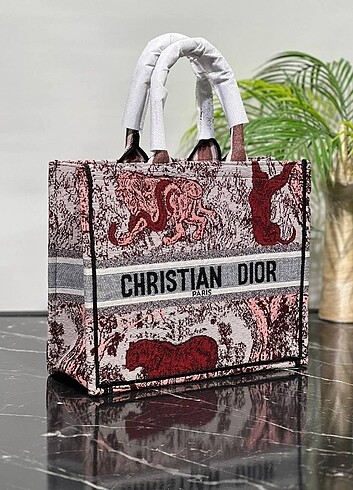 Christian Dior - Book Tote woven fabrics