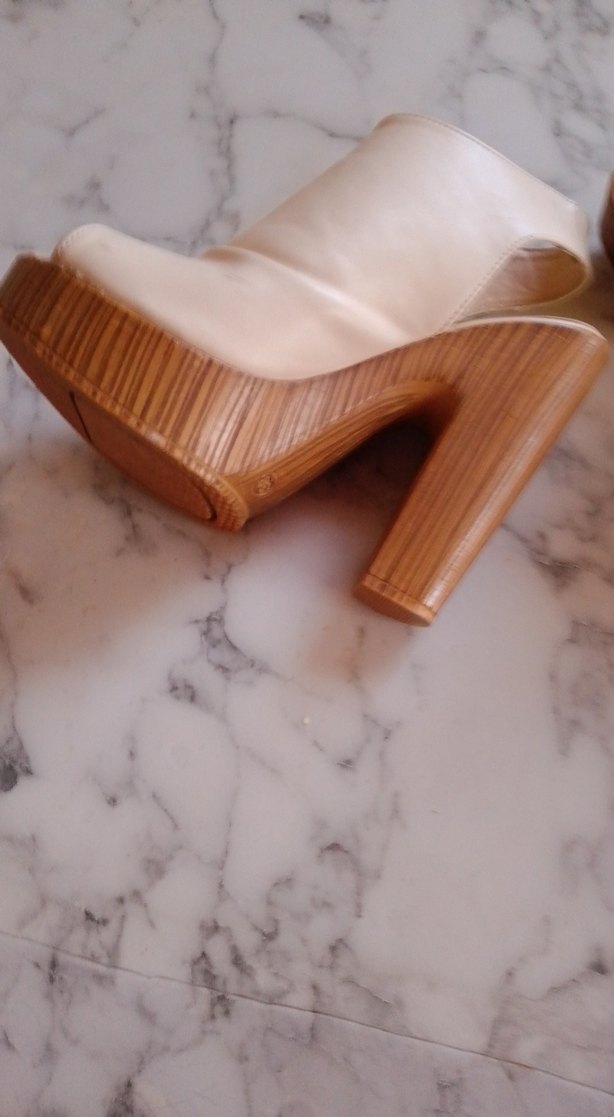 Bej Kadın Platform Topuklu Ayakkabı - Görsel 2