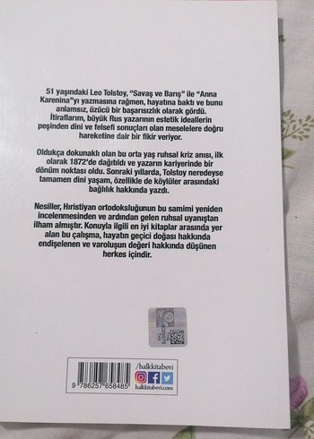  Lev Nikolayeviç Tolstoy - İtiraflarım Romanı