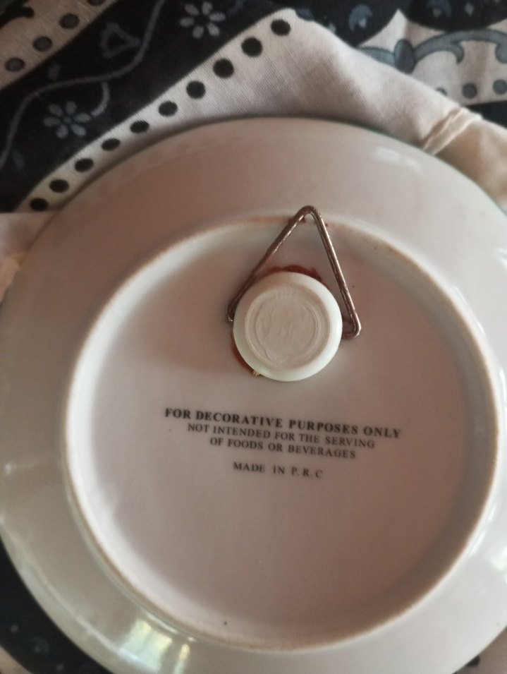 VİNTAGE kedi tabak obje - Görsel 2