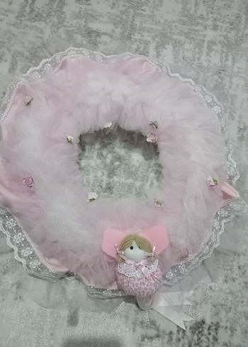 Pembe Dantel Bohem Kapı Süsü