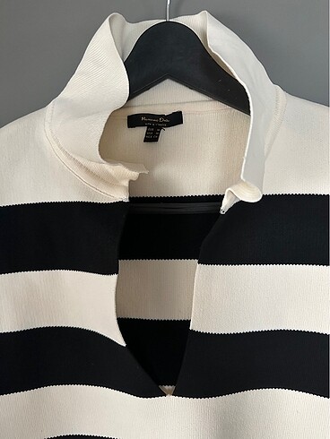 xs Beden siyah Renk MASSIMO DUTTI Çizgili Triko