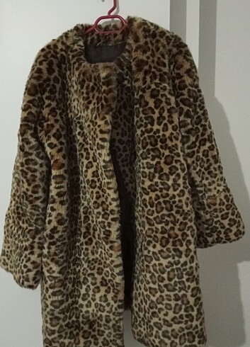 MANGO SUNİ LEOPAR KÜRK 