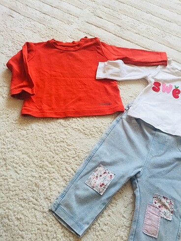 Kız bebek bluz sweat